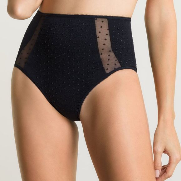 LOU Perfect Blue Dotted High-Waisted Underwear NWT Size Small - Picture 5 of 6